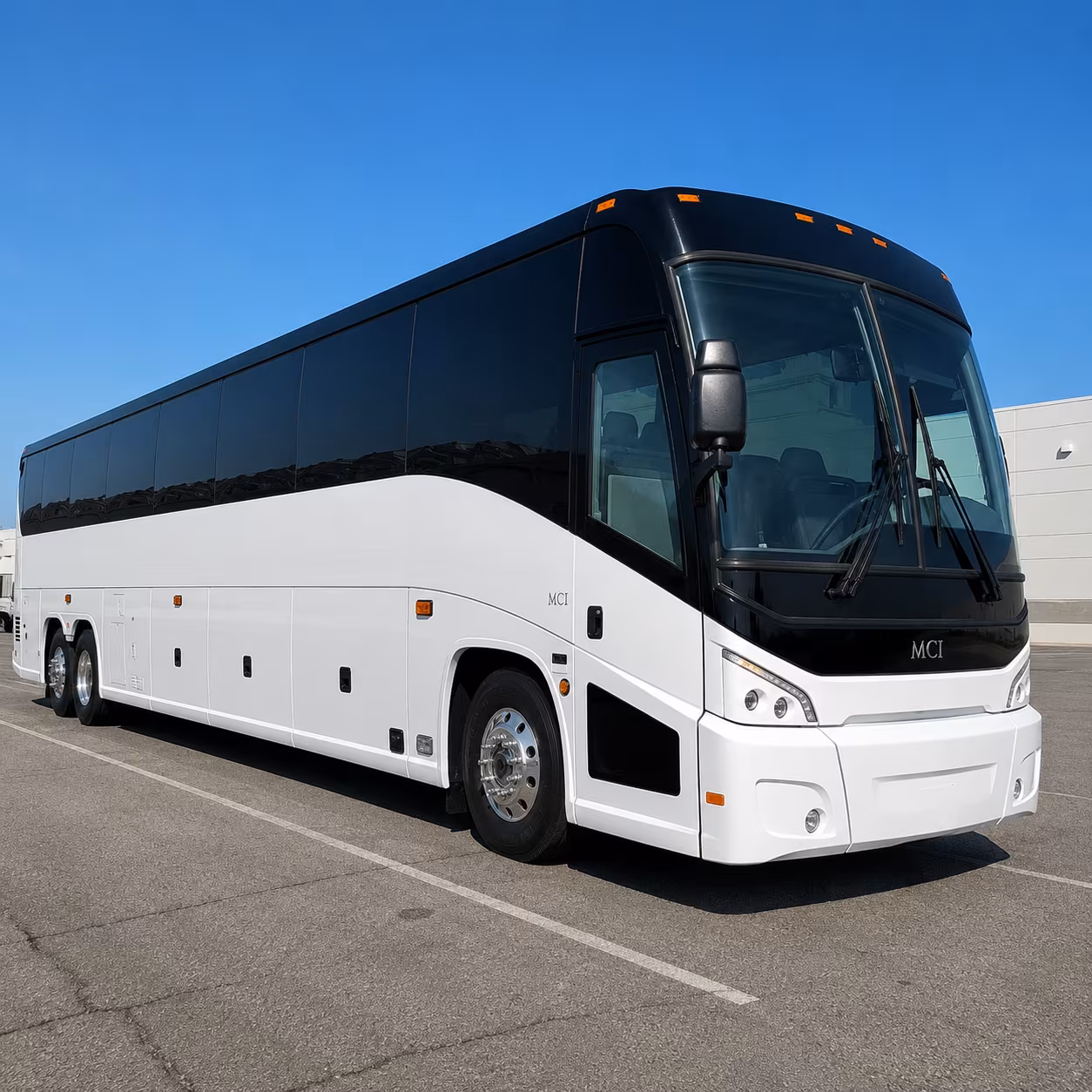 knoxville charter bus rental exterior