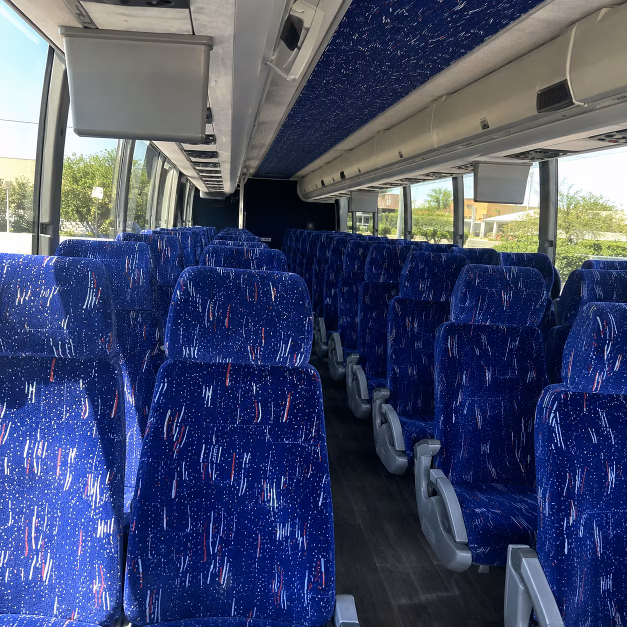 knoxville charter bus rental inside