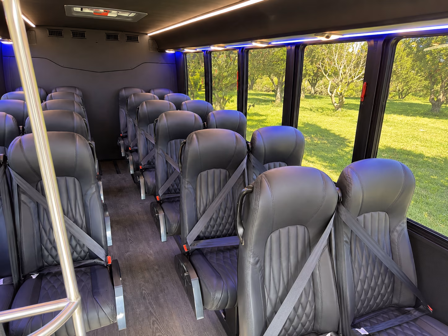 knoxville sporting event transportation onboard seating